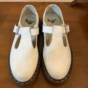 Dr. Martens Polley Mary Jane White Size 7
